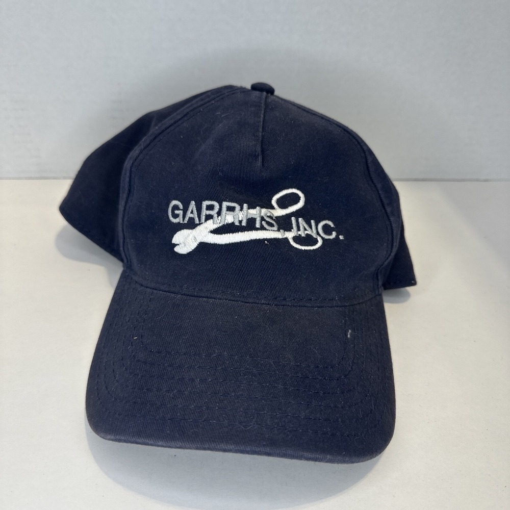 Garrhs Inc Otto Blue Hat Scissors Baseball Cap Trucker Adjustable Logo